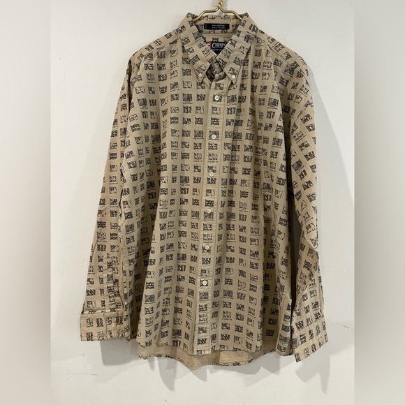 CHAMPS + RALPH LAUREN Flags All Over Print
Mens X Large Button Shirt rare - Picture 1 of 9